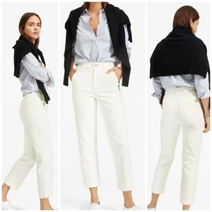 Everlane | Straight Leg Crop High Rise Jeans